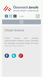 Mobile Screenshot of citizen-science.at